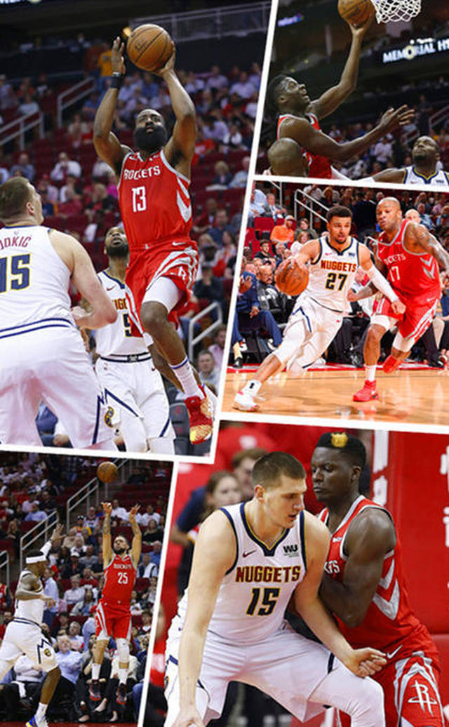 包含掘金碾压火箭，克莱关键制胜的词条