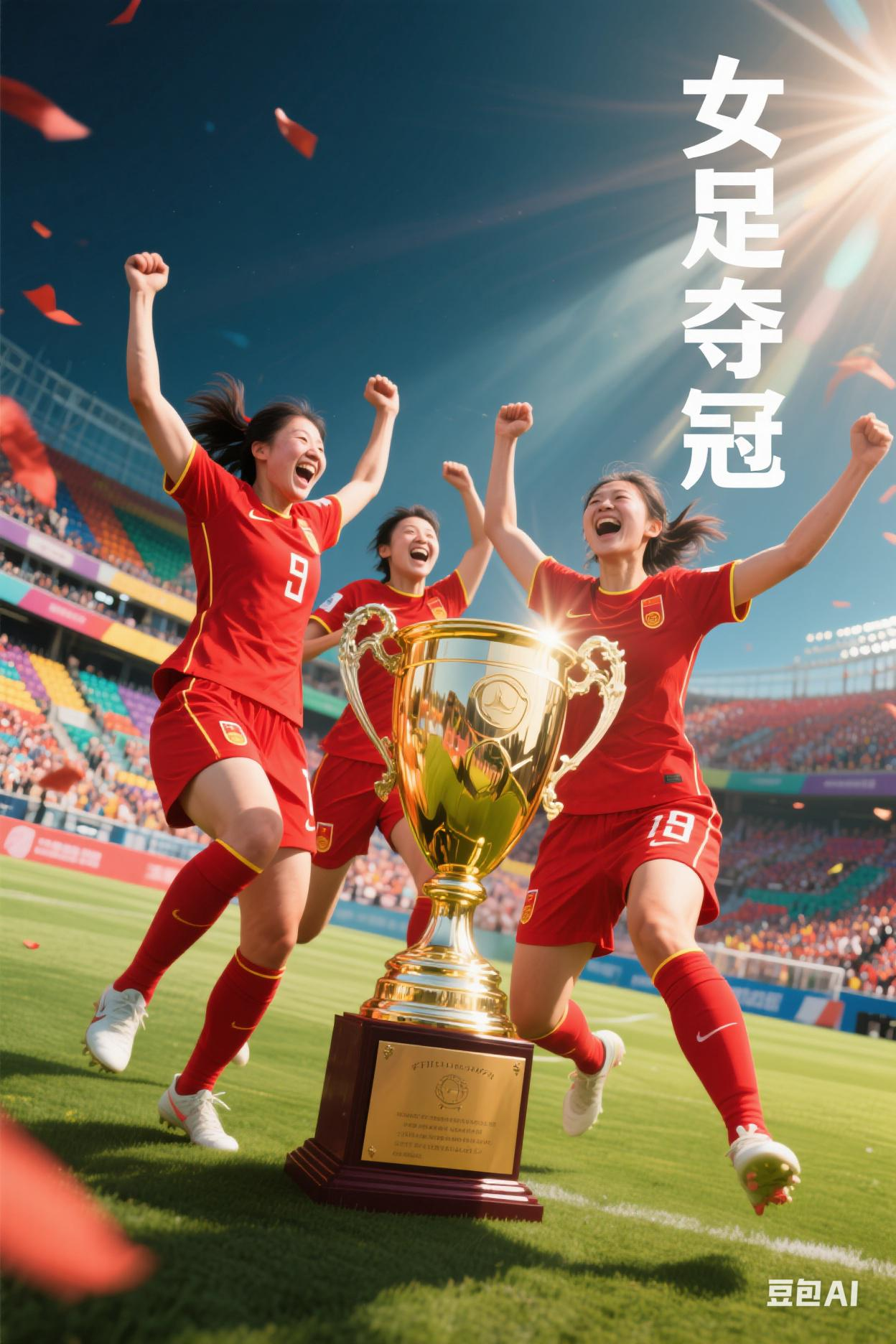 足球女神降临球场，助力中国女足迎接新挑战